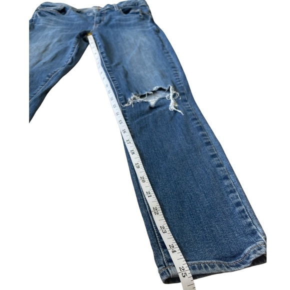 PAIGE Verdugo Skinny Crop Distressed Jeans - Size 29 - Picture 10 of 14
